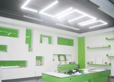 China, Lumin Showroom, Linkable LED Linear Light